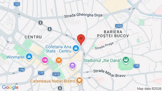 Apartments for rent i Ploieşti - kort over placeringen