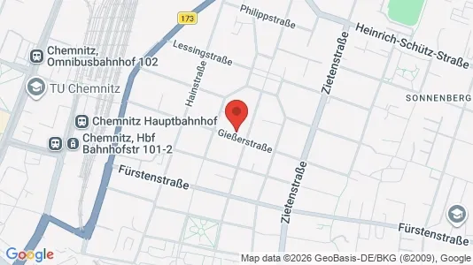 Apartments for rent in Chemnitz - Photo from Google Street View