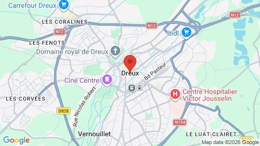 Apartments for rent in Dreux - Photo from Google Street View