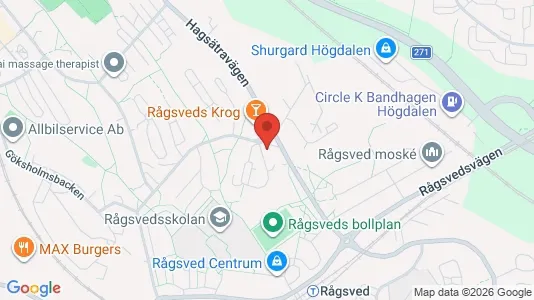 Rooms for rent i Stockholm South - kort over placeringen