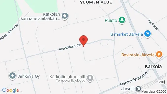 Apartments for rent i Kärkölä - kort over placeringen