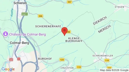 Apartments for rent i Luxembourg - kort over placeringen