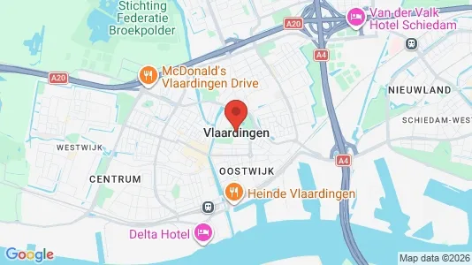 Houses for rent i Vlaardingen - kort over placeringen