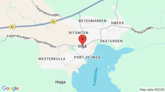 Houses for rent i Inkoo - kort over placeringen