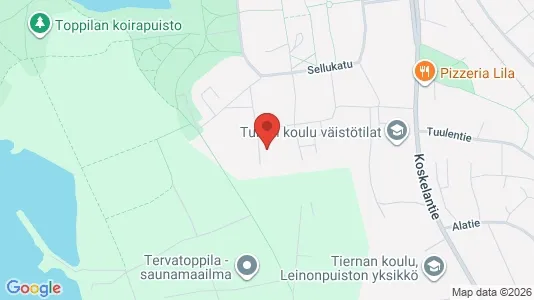 Apartments for rent i Oulu - kort over placeringen
