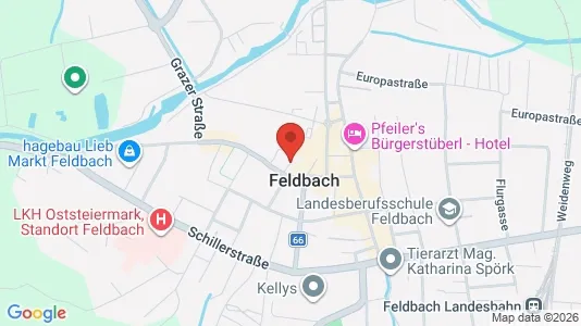 Apartments for rent i Edelsbach bei Feldbach - kort over placeringen