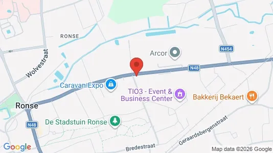 Apartments for rent i Ronse - kort over placeringen