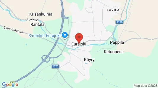 Houses for rent i Eurajoki - kort over placeringen