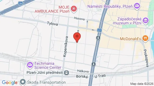 Apartments for rent in Plzeň-město - Photo from Google Street View