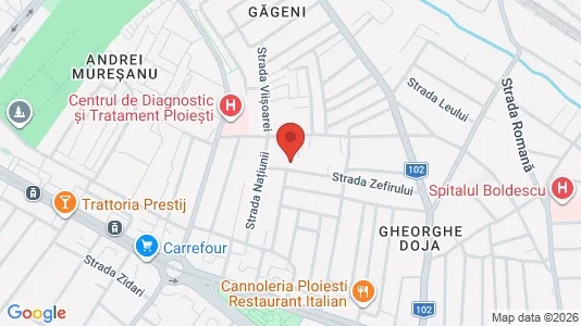 Apartments for rent i Ploieşti - kort over placeringen