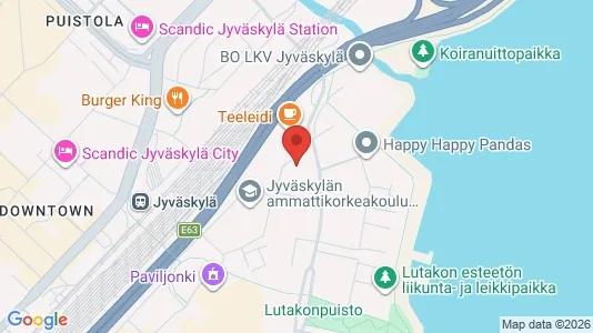 Apartments for rent i Jyväskylä - kort over placeringen