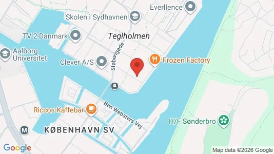 Apartments for rent i Copenhagen SV - kort over placeringen