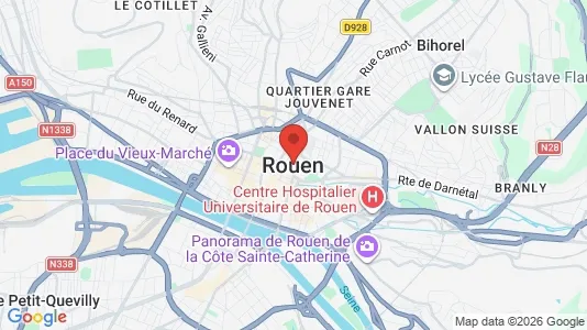 Houses for rent in Rouen - Photo from Google Street View