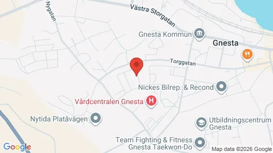 Apartments for rent i Gnesta - kort over placeringen