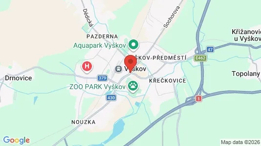 Apartments for rent in Vyškov - Photo from Google Street View