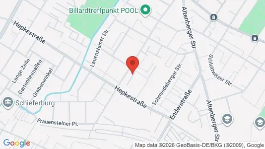 Apartments for rent i Dresden - kort over placeringen