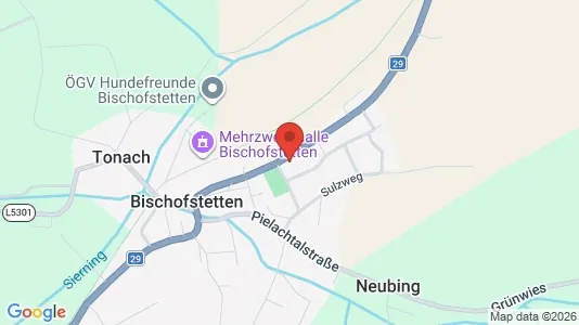 Apartments for rent i Bischofstetten - kort over placeringen