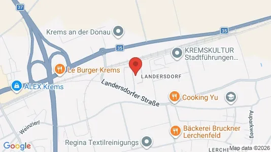 Apartments for rent i Krems an der Donau - kort over placeringen