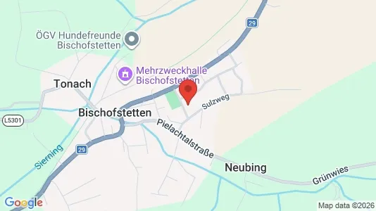 Apartments for rent i Bischofstetten - kort over placeringen