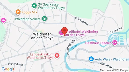 Apartments for rent i Thaya - kort over placeringen