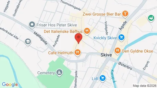 Apartments for rent i Skive - kort over placeringen