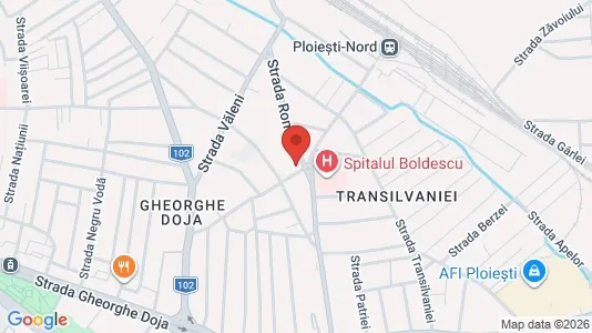 Apartments for rent i Ploieşti - kort over placeringen