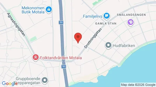 Apartments for rent i Motala - kort over placeringen