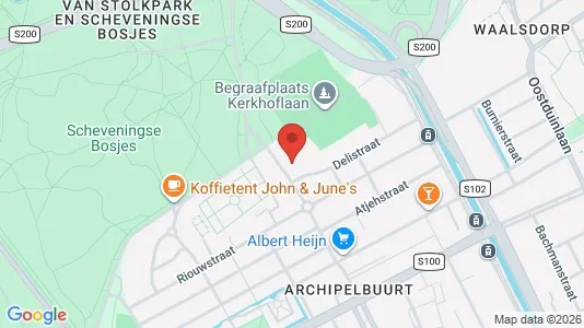 Apartments for rent i The Hague Centrum - kort over placeringen