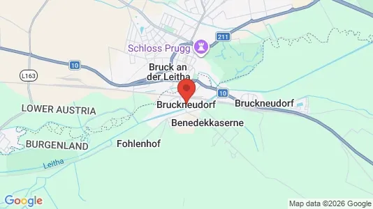 Apartments for rent i Bruckneudorf - kort over placeringen