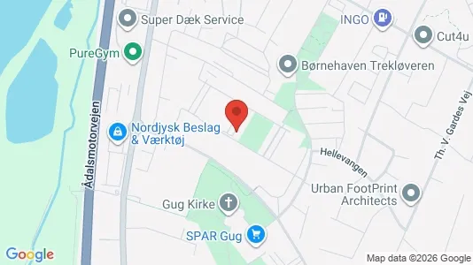 Apartments for rent i Aalborg SØ - kort over placeringen