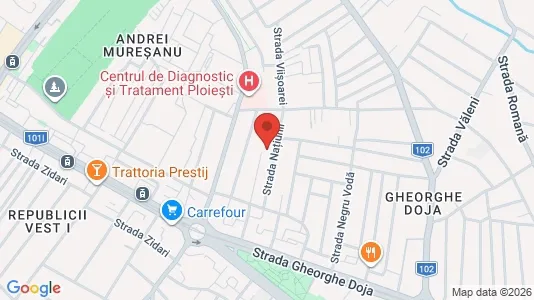 Apartments for rent i Ploieşti - kort over placeringen
