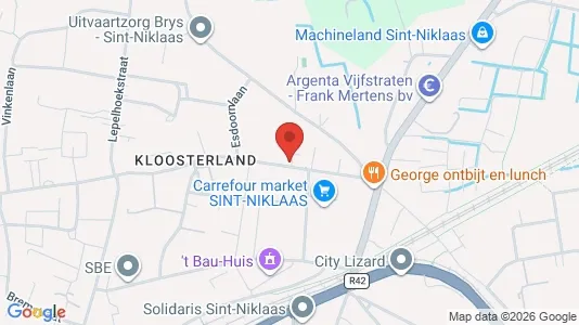Apartments for rent i Sint-Niklaas - kort over placeringen
