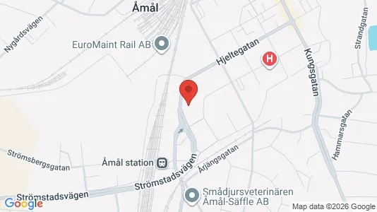 Apartments for rent in Åmål - Photo from Google Street View