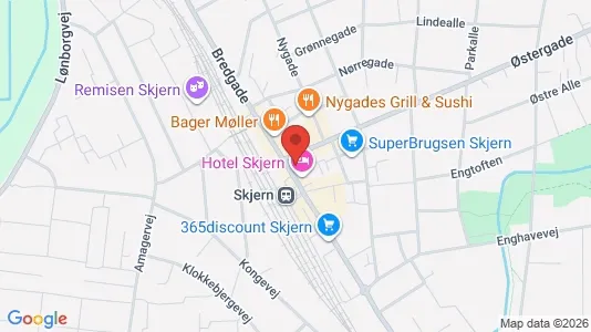 Apartments for rent in Skjern - Photo from Google Street View