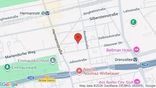 Apartments for rent i Berlin Neukölln - kort over placeringen