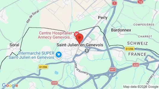 Apartments for rent in Saint-Julien-en-Genevois - Photo from Google Street View