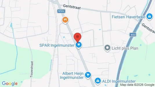 Apartments for rent i Ingelmunster - kort over placeringen
