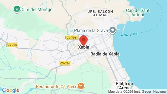 Apartments for rent in Jávea/Xàbia - Photo from Google Street View