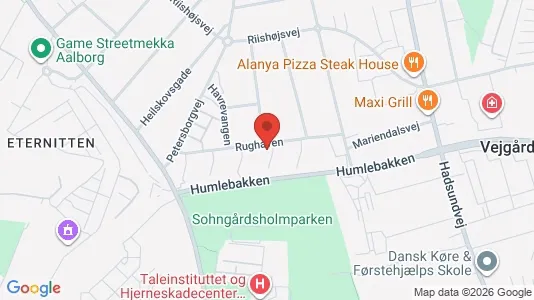 Apartments for rent i Aalborg Center - kort over placeringen