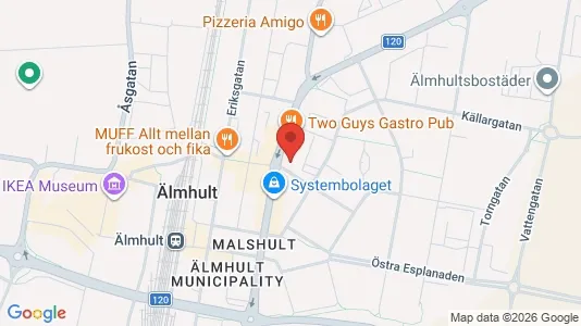 Apartments for rent in Älmhult - Photo from Google Street View