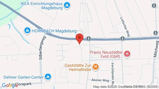 Apartments for rent i Magdeburg - kort over placeringen
