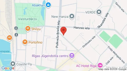 Apartments for rent i Riga Centrs - kort over placeringen