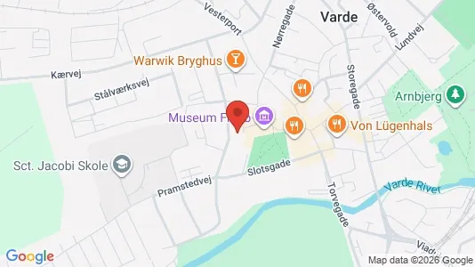 Apartments for rent i Varde - kort over placeringen