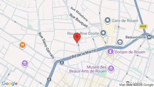 Apartments for rent in Rouen - Photo from Google Street View