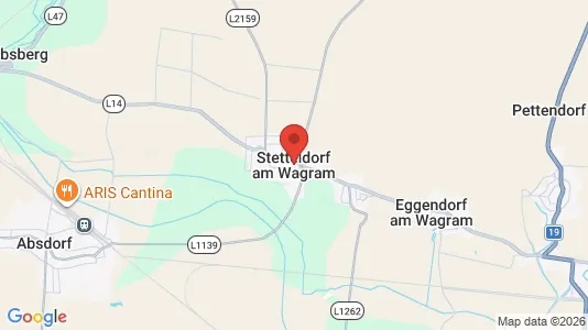Apartments for rent i Stetteldorf am Wagram - kort over placeringen