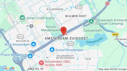 Apartments for rent i Amsterdam Amsterdam-Zuidoost - kort over placeringen