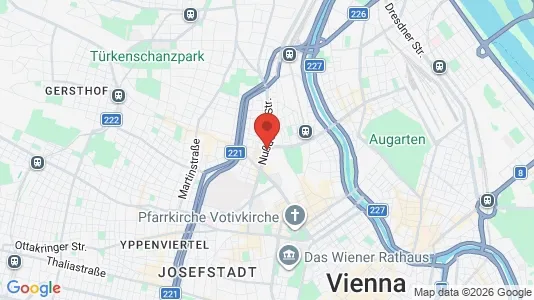 Apartments for rent i Vienna Alsergrund - kort over placeringen