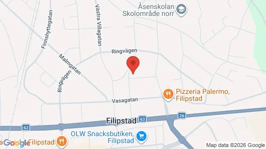 Apartments for rent i Filipstad - kort over placeringen