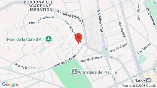 Apartments for rent in Nancy - Photo from Google Street View