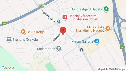 Apartments for rent i Norrköping - kort over placeringen
